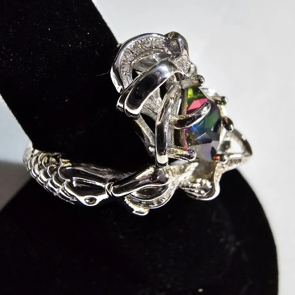 Sterling Siver Mermaid 🧜‍♀️ Ring - Picture 5 of 17